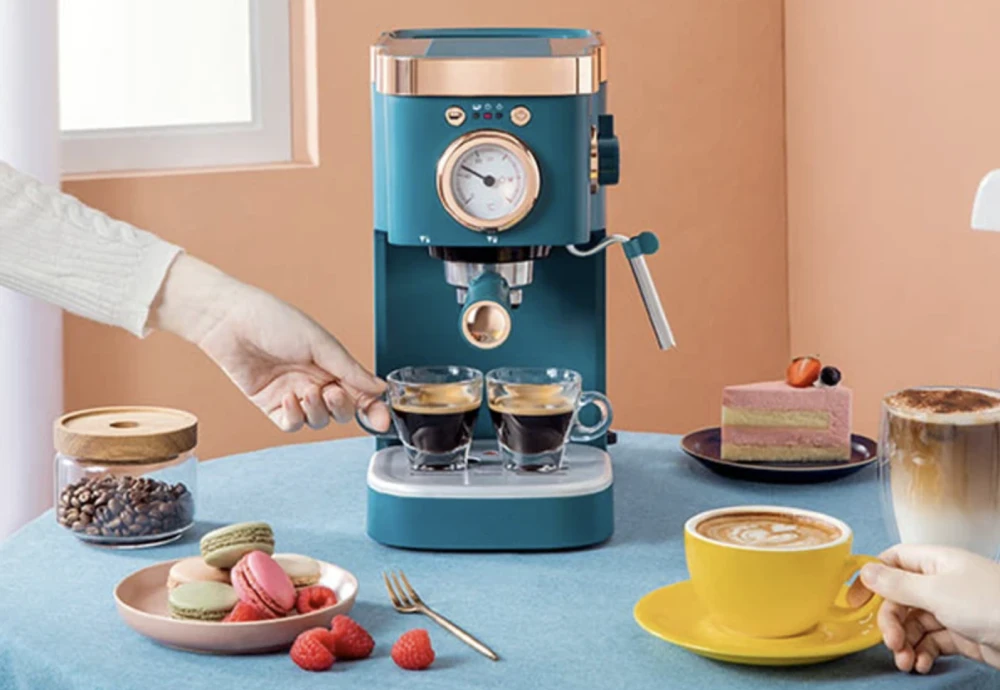 coffee and espresso machine with frother